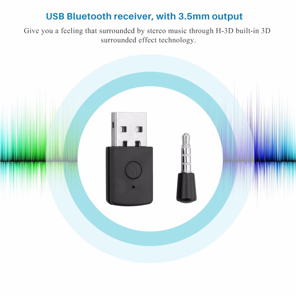 USB Adapter for Sonny PS4 Any Bluetooth Headsets