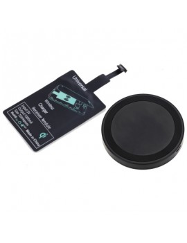 Qi Wireless Charger + Charging Receiver for iPhone