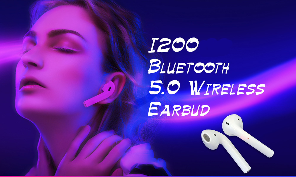 I200 TWS Surround Sound Effect / Noise Canceling / Comfortable Wearing Bluetooth 5.0 Wireless Earbud